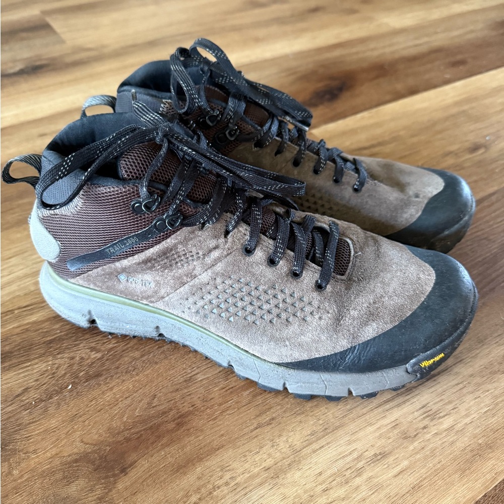 Danner Brown and Black Outdoor Boots with Rugged Sole